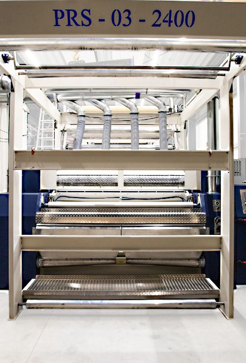 Holthausen-Textilmaschine PRS-03-2400 in der Frontansicht